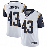 Nike Men & Women & Youth Rams 43 John Johnson White NFL Vapor Untouchable Limited Jersey,baseball caps,new era cap wholesale,wholesale hats